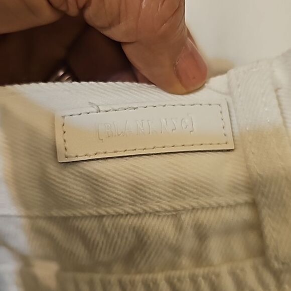 BLANK NYC WHITE DENIM JEANS SIZE 25 - Picture 7 of 9